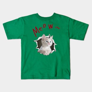 cute cat Kids T-Shirt